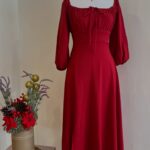 Rose Milkmaid Dress