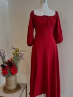 Rose Milkmaid Dress