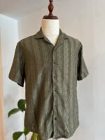Urban Embroidery Shirt - Green - Image 2