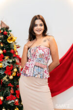 Floral Boho Tube Top