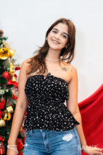 Black Dotted Tube Top - Image 3