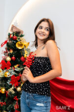 Black Dotted Tube Top