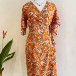 Soleil mini wrap dress