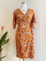 Soleil mini wrap dress
