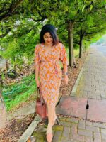 Soleil mini wrap dress - Image 4