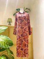 Berry Shirt Dress - Image 4