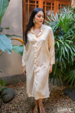 Yellow Striped Dress - Image 3