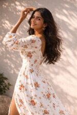 Floral Milkmaid Dress - Image 2