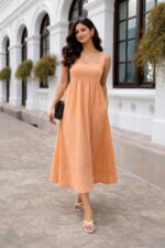 Mahina Peach Dress - Image 3