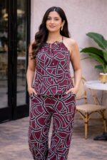 Deep Wine Co-ord Set - Image 2