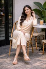 Yellow Striped Dress - Image 2