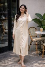 Yellow Striped Dress