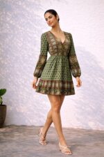 Olive Whisper Dress - Image 4