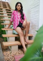 Pink Boho Oversized Shirt