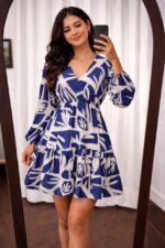 Blue coral dress - Image 4