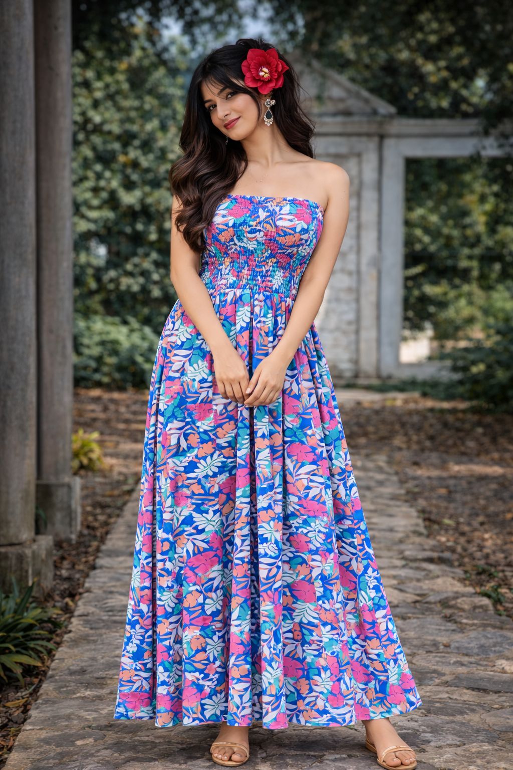 WhatsApp Image 2026-03-25 at 5.44.43 PM (1) Island Flow Dress - Image 1