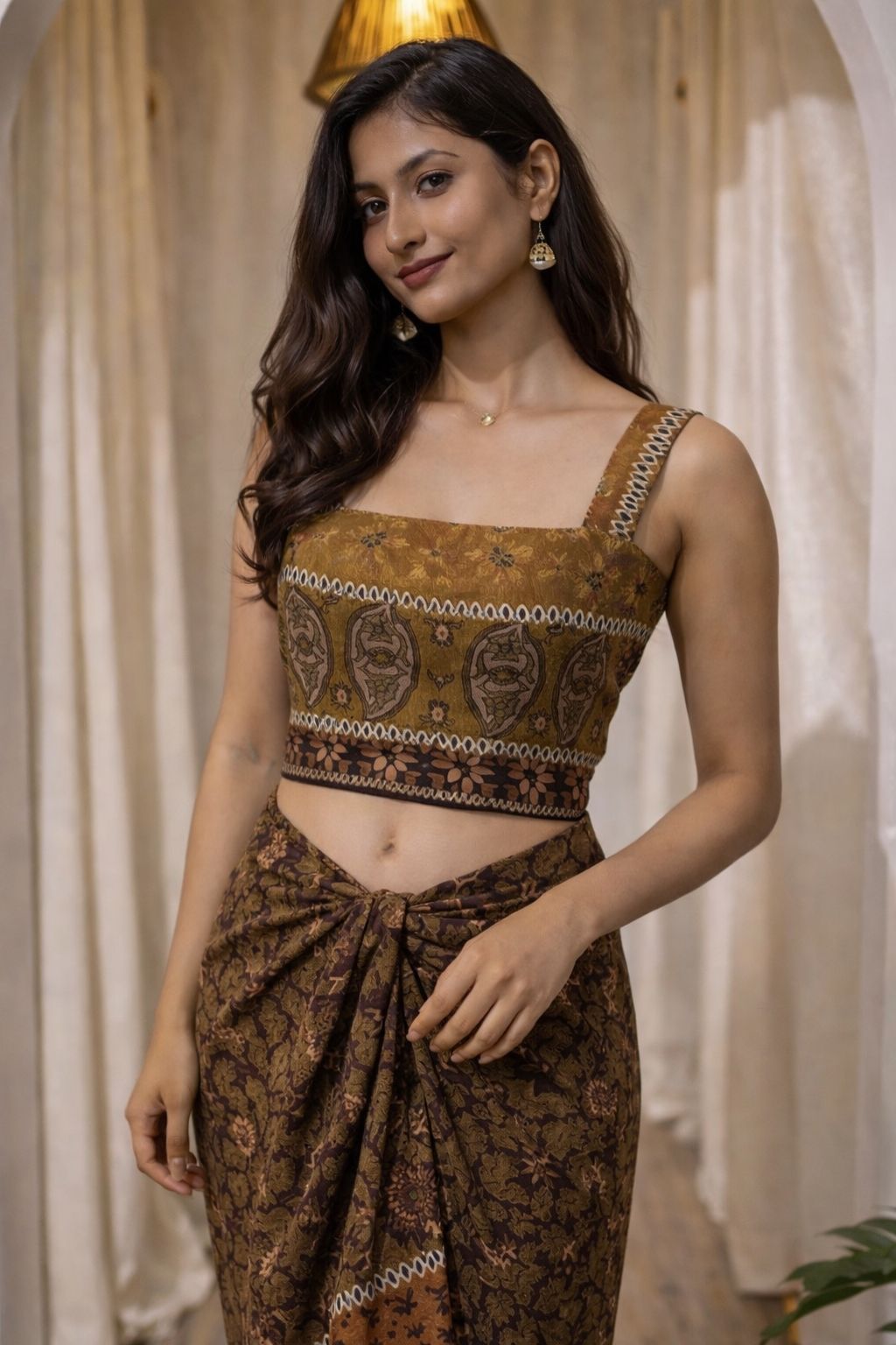 WhatsApp Image 2026-03-30 at 4.45.50 PM Ransalu Lungi & Top - Ran Warna - Image 1