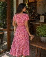 Pink Bloom Dress - Image 5
