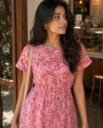 Pink Bloom Dress - Image 3