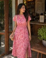 Pink Bloom Dress - Image 4