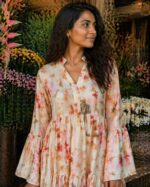 Peach Wave Dress - Image 4