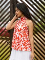 Orange Halter Top - Image 3