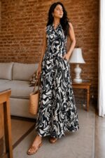 Black Button Down Dress - Image 2