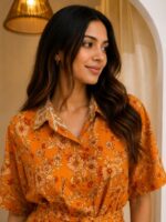 Tangerine Breeze Dress - Image 3