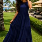 Blue Luxe Dress