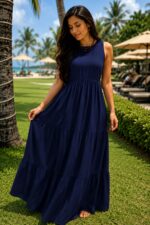 Blue Luxe Dress - Image 3