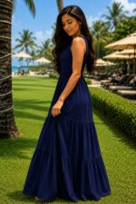 Blue Luxe Dress - Image 5