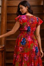 Red Sherry Dress - Image 3