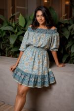 Sea Blue Dress - Image 4