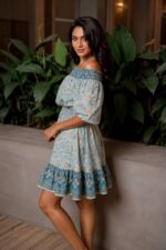 Sea Blue Dress - Image 2