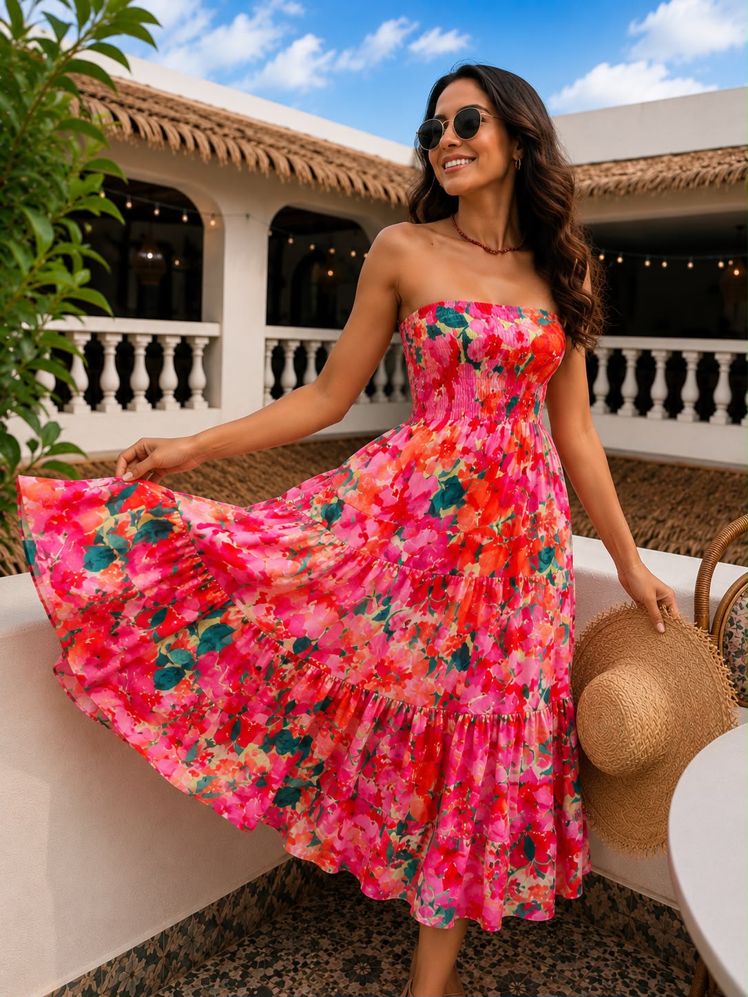 WhatsApp Image 2026-07-20 at 8.18.22 PM (2) Blooming Midi Dress - Image 1