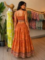 Orange Boho Co-ord Set - Image 4