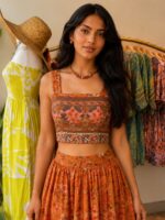 Orange Boho Co-ord Set - Image 3