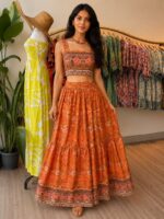Orange Boho Co-ord Set - Image 2