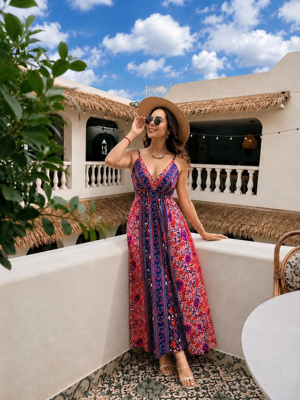 WhatsApp Image 2026-07-24 at 12.46.25 PM Sunwoven Boho Dress - Image 1