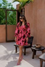 Rose Batik Dress - Image 5