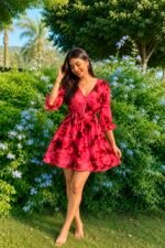 Rose Batik Dress - Image 9