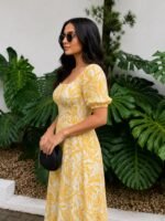 Yellow Paris Dress - Image 4