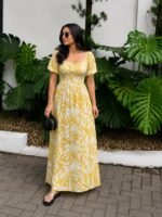 Yellow Paris Dress