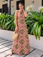 Palm Party Dress