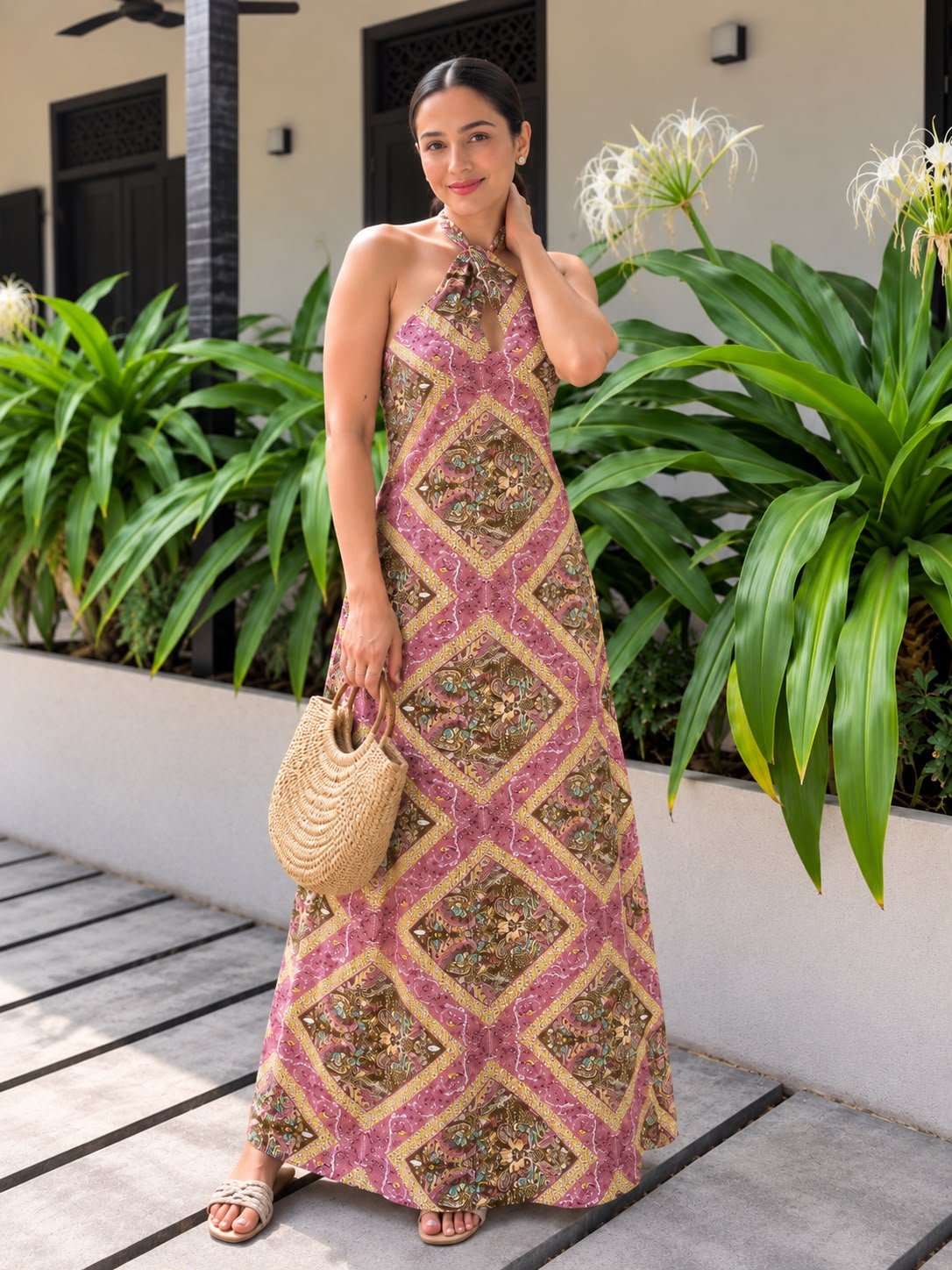 WhatsApp Image 2026-09-12 at 6.30.53 PM Palm Party Dress - Image 1