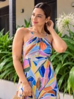 Feather Boho Dress