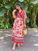 Riva Boho Wrap Dress