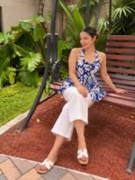 Blue capri Top - Image 3