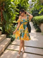 Yellow Melon Dress - Image 3