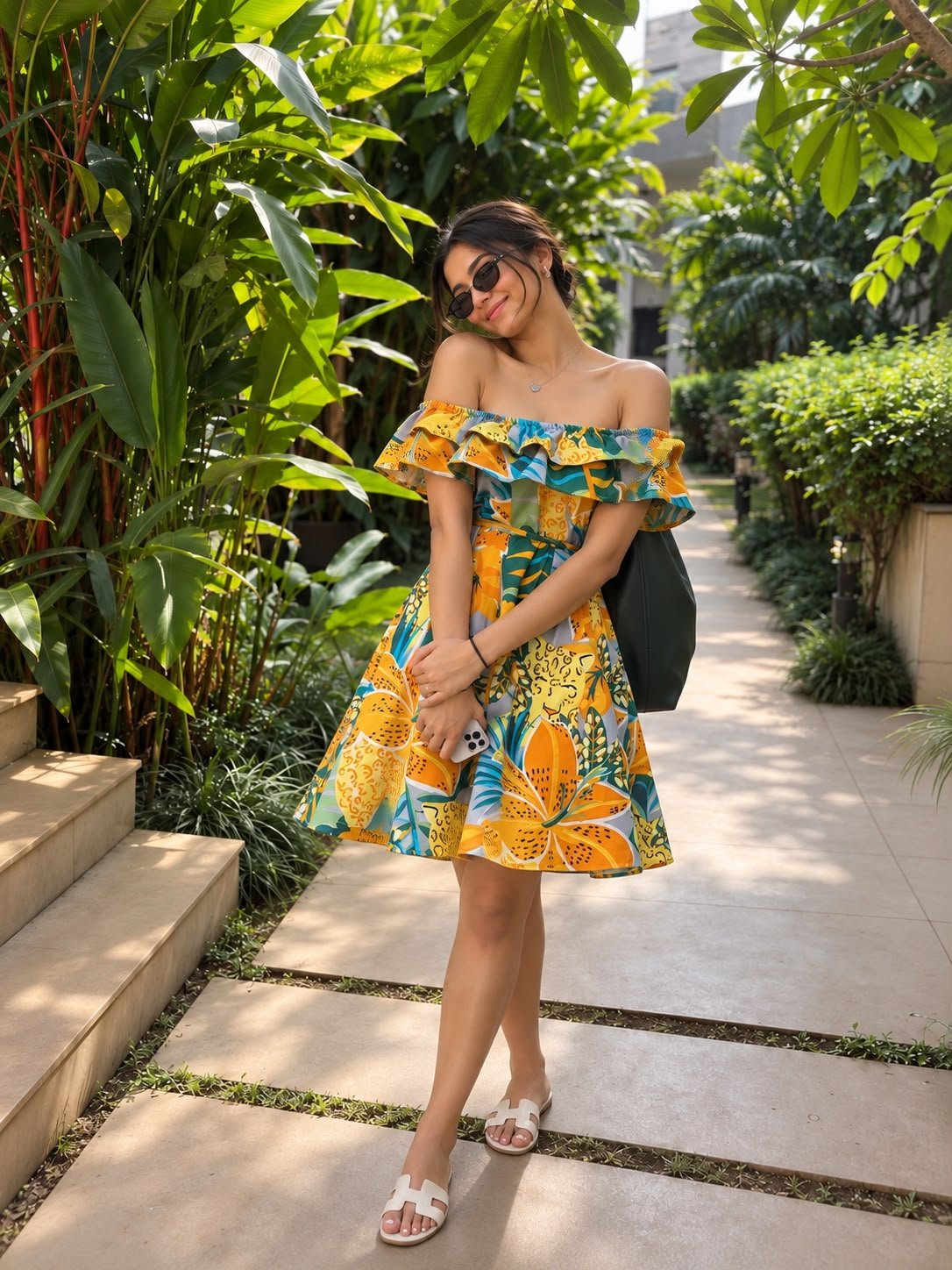 WhatsApp Image 2026-09-28 at 4.19.45 PM Yellow Melon Dress - Image 1